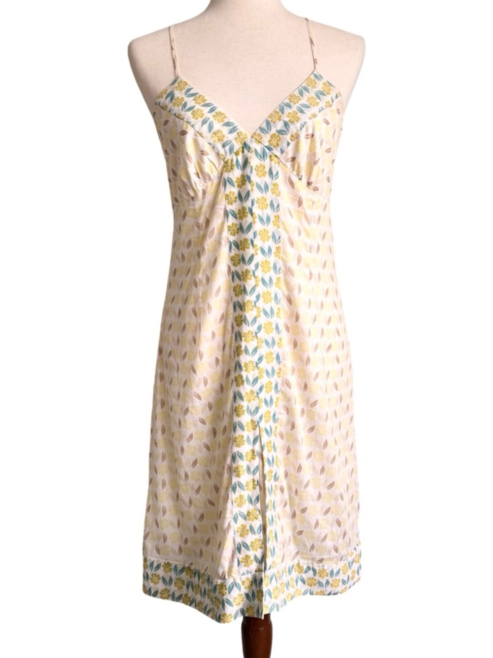 Vintage GAP Y2K 2005 Floral Cotton Dress Women's Small